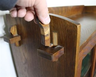 Grand Rapids Bookcase and Chair Company "Lifetime" bookcase in original finish, 45" tall, 12" deep, 41" wide