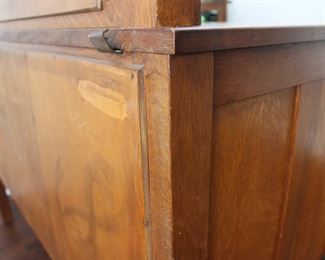 Quaint Furniture sideboard, Stickley Brothers Company, Grand Rapids, Michigan 54" long, 21" deep, 52" tall