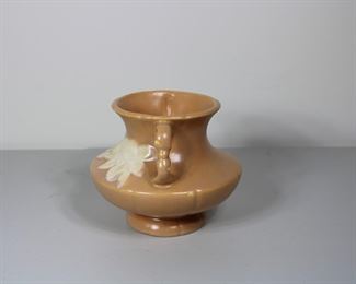 Weller Pottery Cameo Rose handled vase