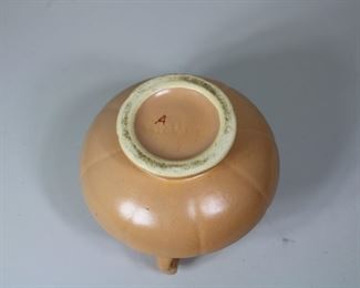 Weller Pottery Cameo Rose handled vase