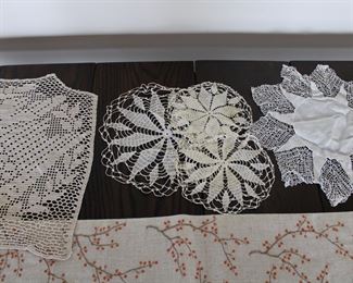 old lace doilies