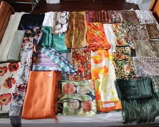 More than 20 vintage to contemporary fashion scarves