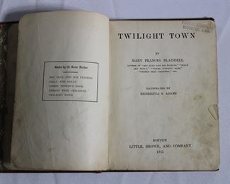 Detail of Twilight Town by Mary Frances Blaisdell