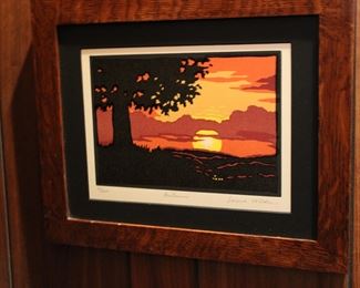 Signed print "Autumn" by Laura Wilder