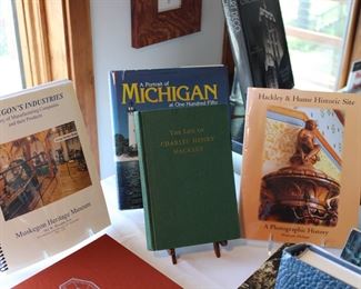 Michigan and Local History books including The Life of Charles Henry Hackley