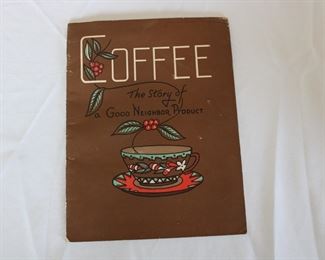 1950's Coffee propaganda teaching booklet for school students