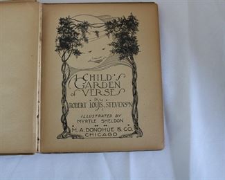 Title Page of A Child's Garden of Verses, Robert Louis Stevenson