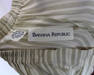 Banana Republic Palazzo pants, size medium.  We have racks of great, like new women's clothes size small to medium, vintage to current trend!