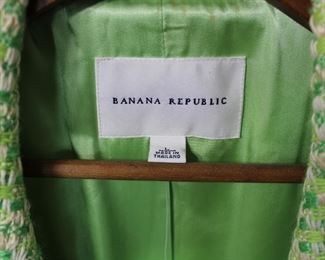 Label on the Banana Republic coat, New With Tags