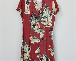 Tommy Bahama silk dress, size small.  We have racks of great, like new women's clothes size small to medium, vintage to current trend!