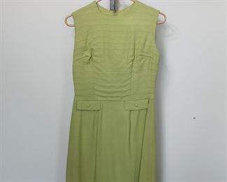 Super vintage 1960's Alice Edwards, Made in England dress, size 12.  We have racks of great, like new women's clothes size small to medium, vintage to current trend!