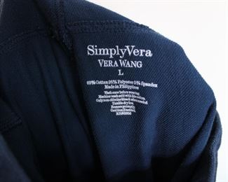 Simply Vera, Vera Wang size large leggings.  We have racks of great, like new women's clothes size small to medium, vintage to current trend!