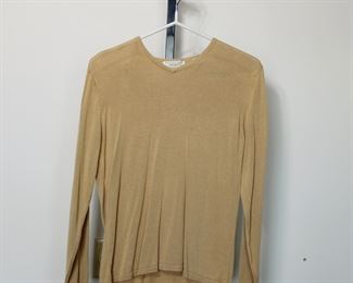 Lord & Taylor silk shirt, petite medium. We have racks of great, like new women's clothes size small to medium, vintage to current trend!