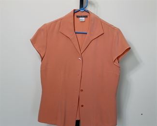 Mark Shale size 6 silk blouse.   We have racks of great, like new women's clothes size small to medium, vintage to current trend!