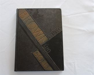 The Brown and Gold 1934 Western State Teacher's College year book
