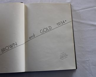 The Brown and Gold 1934 Western State Teacher's College year book