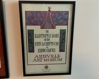 Framed Arts and Crafts poster