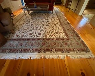 Rug is 9.5 ft by 14.5 ft