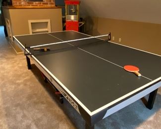 Ping pong table is 5' by 9'
