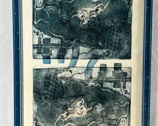 Artist Signed "Dungeons & Dragons" Screen-print by Annette Robyns