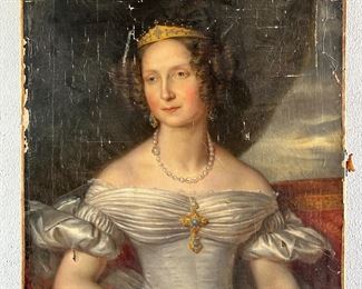 Old Master Style 19th Century Anna Pavlovna portrait
