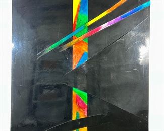 88" Tall Abstract Painting Title "Zally" by Tom Holland