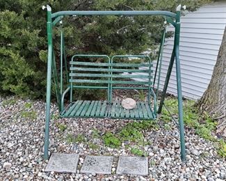 Vintage yard swing