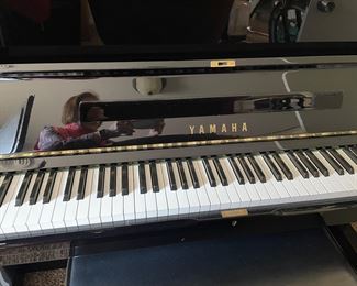 Yamaha Model U1 Upright Piano - Black Finish 