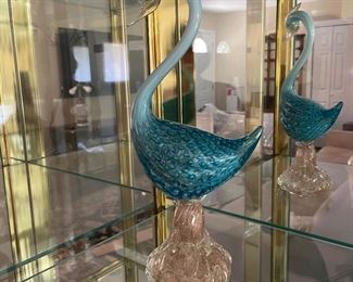 Venetian Glass Swan 