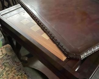 Chess / Game Table, Removable Top with pieces 