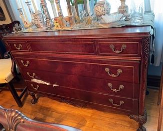 1930's Chippendale Buffet 