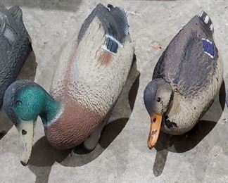 Set of 5 DUCK DECOYS