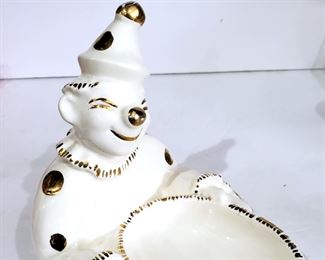 Clown ceramic dish