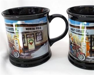 Set of 2 Harley Davidson mugs