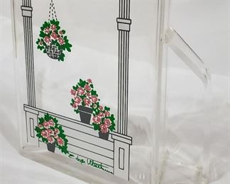 HJ Stotter acrylic wedge pitcher