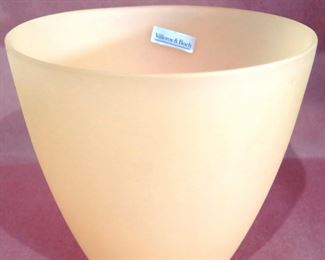 Villeroy & Boch yellow glass ice bucket