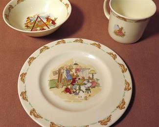 Royal Doulton Bunnykins bowl plate & cup
