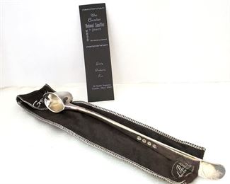 Gerity Cavalier Helmet Candle Snuffer silverplate