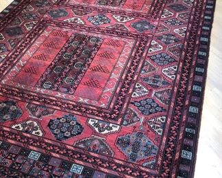 Wool rug by Louis de Poortere, Belgium, circa 1980  (78” x 117” = approx. 6.5 x 12 ft.)