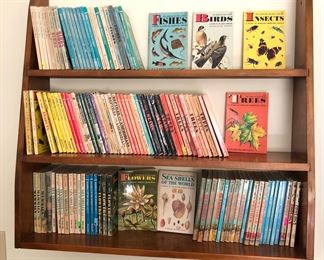 Large collection of Golden Press nature books