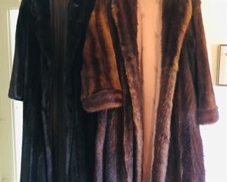 Full length mink coats 