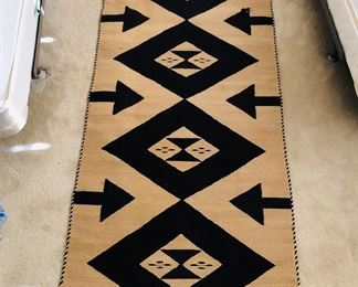 Wool weaving - likely Texcoco Mexican (28.5” x 69”)