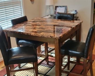Bar height dining set 