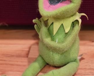 Vintage Kermit the Frog plush 