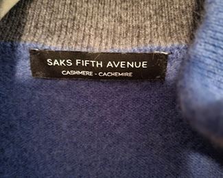 Saks Fifth Avenue cashmere sweater 