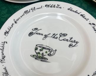 Pottery Barn Millennium 20th Century Set of 12 plates 1999 - Turn of the Century Set 