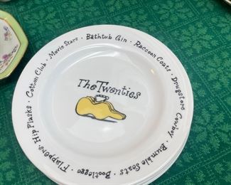 Pottery Barn Millennium 20th Century Set of 12 plates 1999 - Turn of the Century Set 