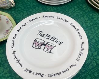 Pottery Barn Millennium 20th Century Set of 12 plates 1999 - Turn of the Century Set 