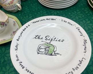 Pottery Barn Millennium 20th Century Set of 12 plates 1999 - Turn of the Century Set 