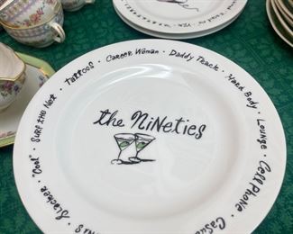 Pottery Barn Millennium 20th Century Set of 12 plates 1999 - Turn of the Century Set 